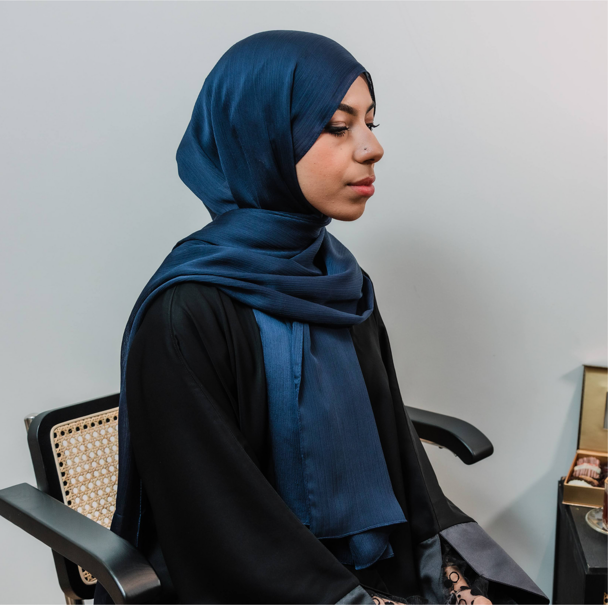 Satin Silk Crinkled Hijab