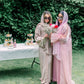 Pink Inner Layered Abaya
