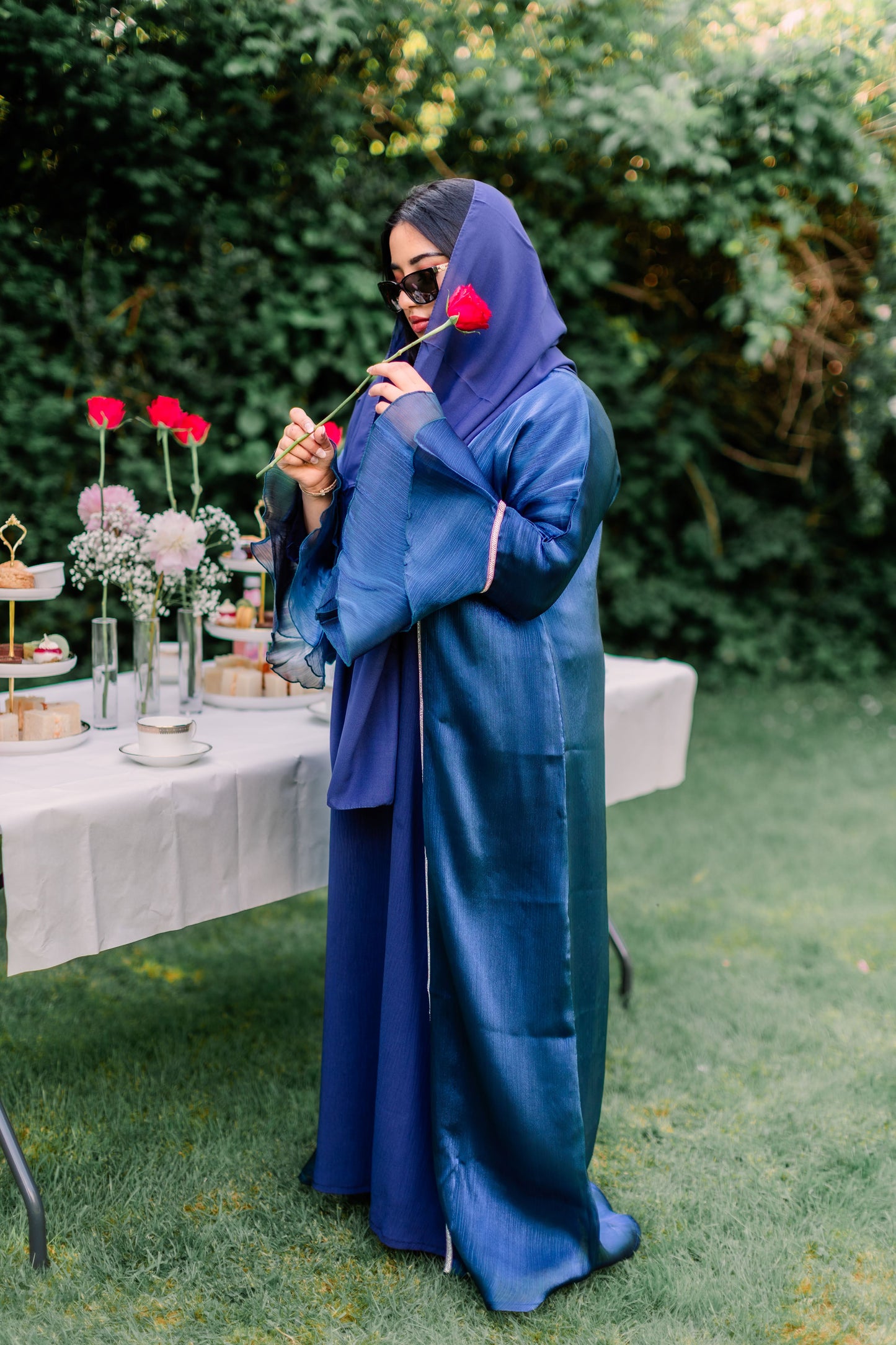Royal Blue Abaya