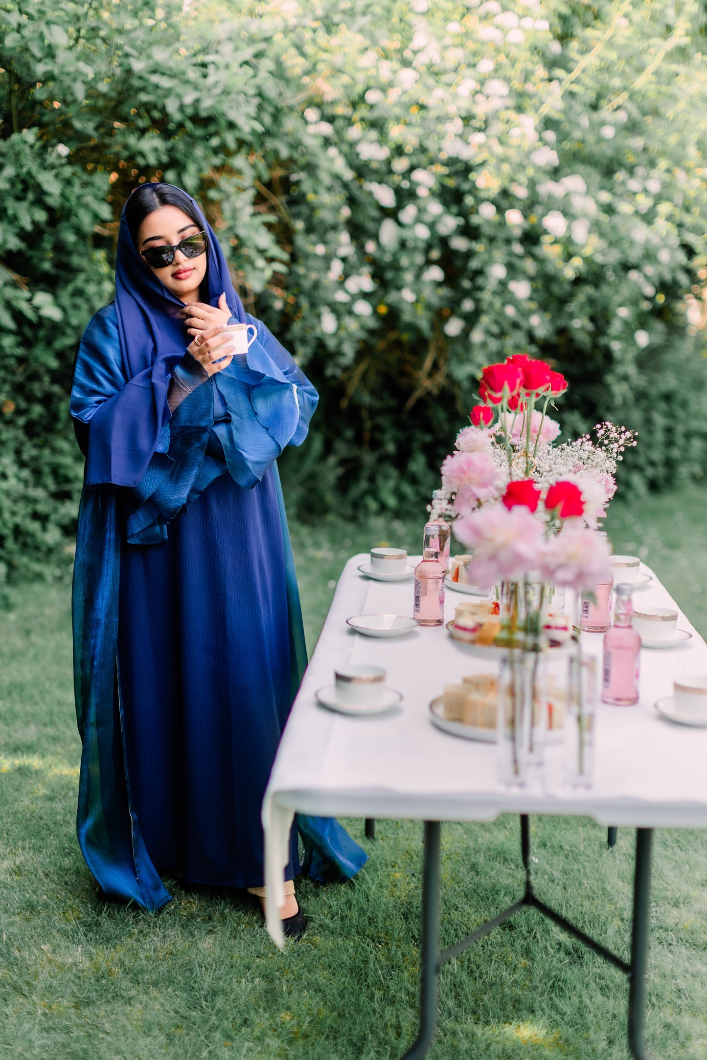 Royal Blue Abaya