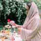 Pink Inner Layered Abaya