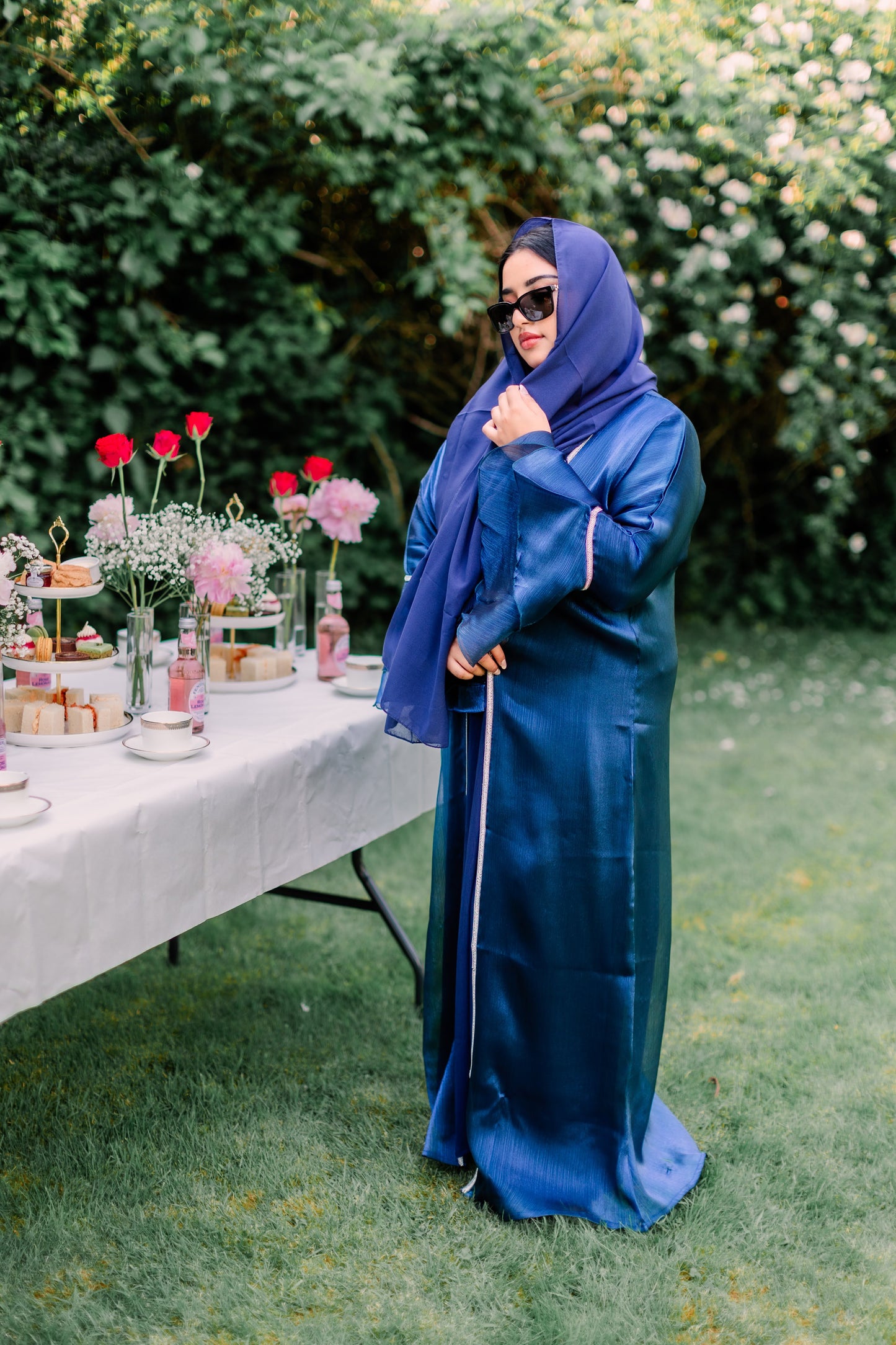 Royal Blue Abaya