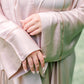 Pink Inner Layered Abaya