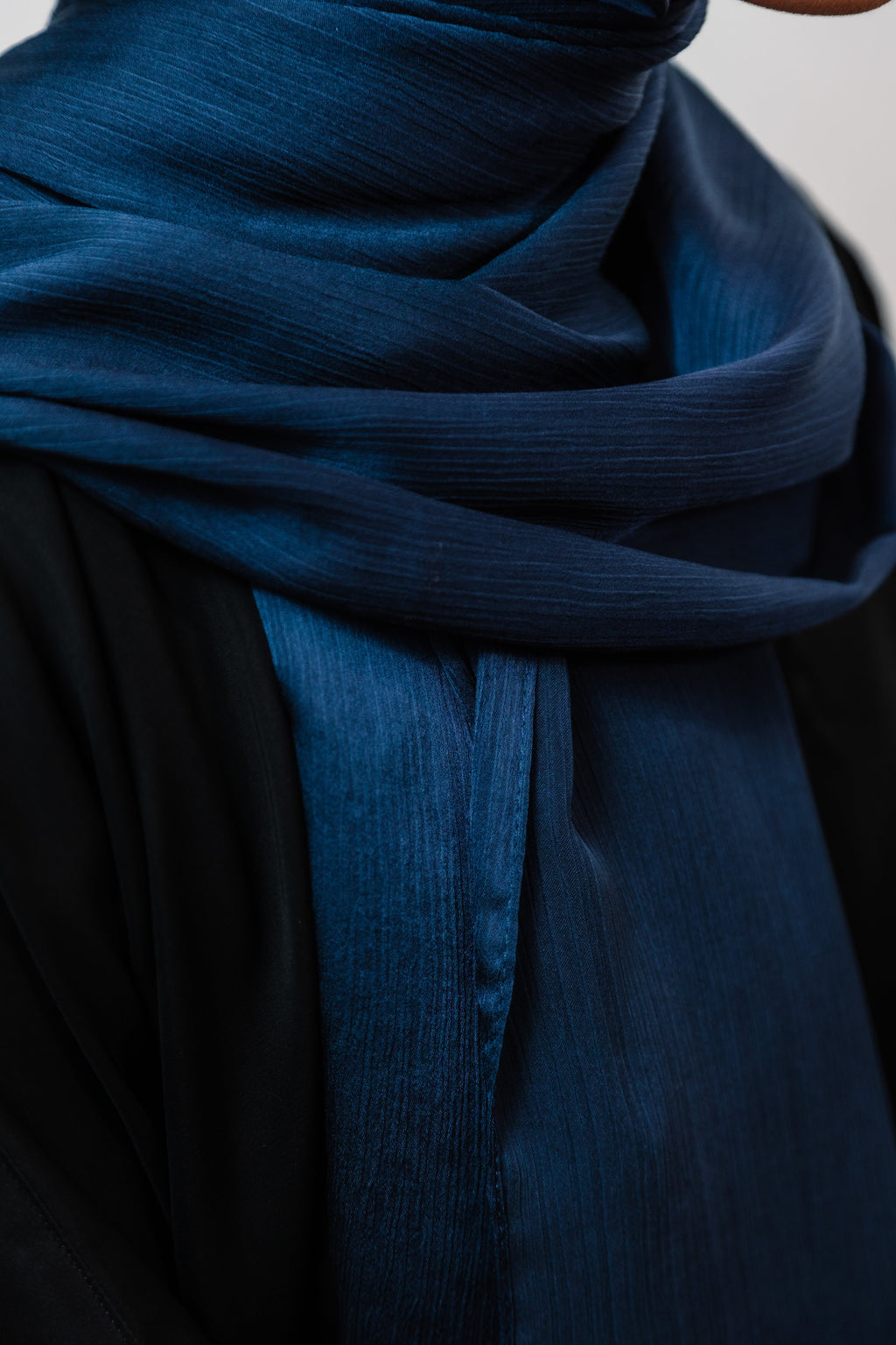 Satin Silk Crinkled Hijab